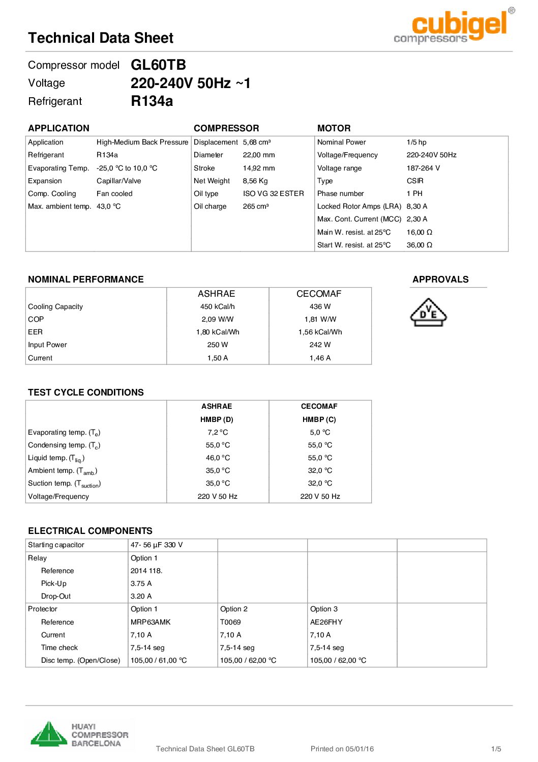 Compresseur CUBIGEL GL60TB – Image 2