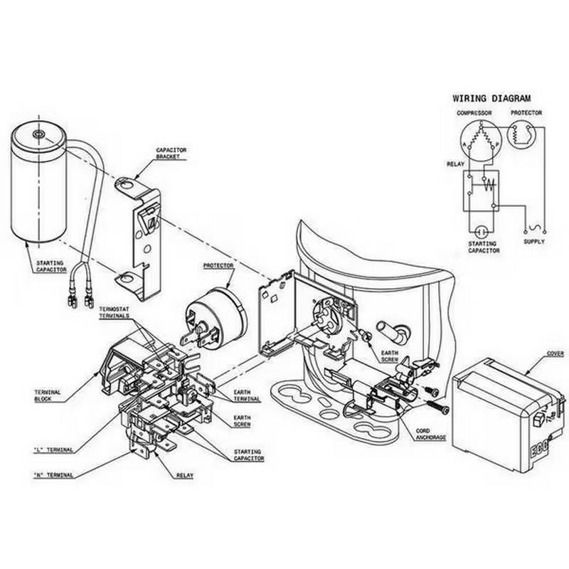 Compresseur CUBIGEL MR22FB branchement Copie