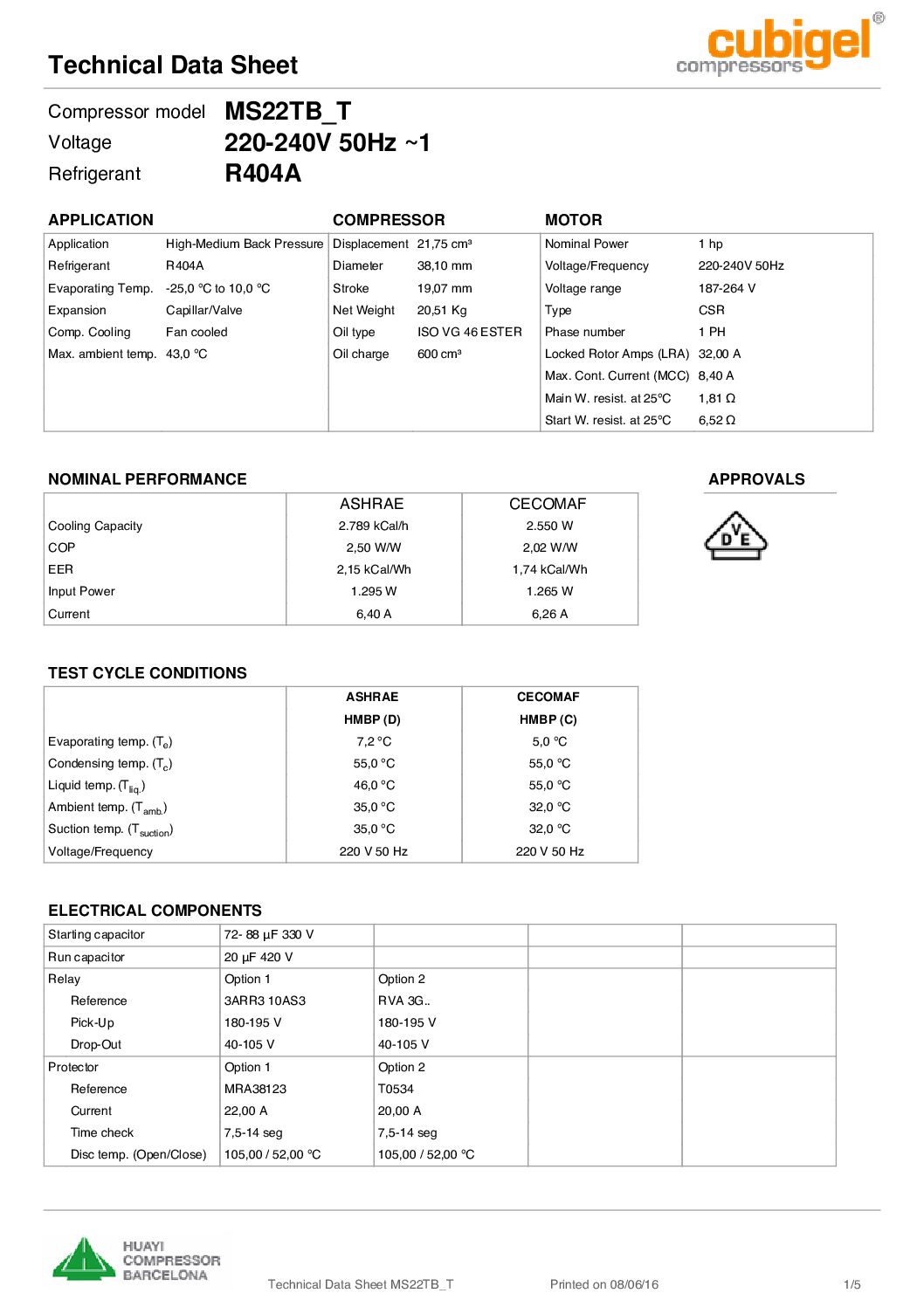 Compresseur CUBIGEL MR22FB – Image 5