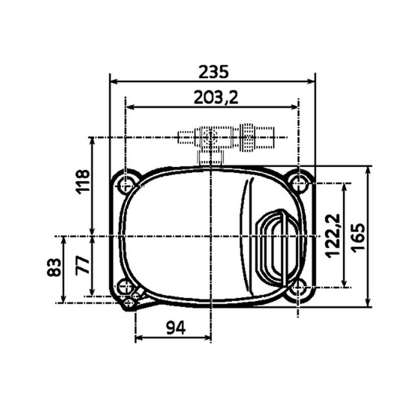 Compresseur TECUMSEH CAJ4492Y schema 2