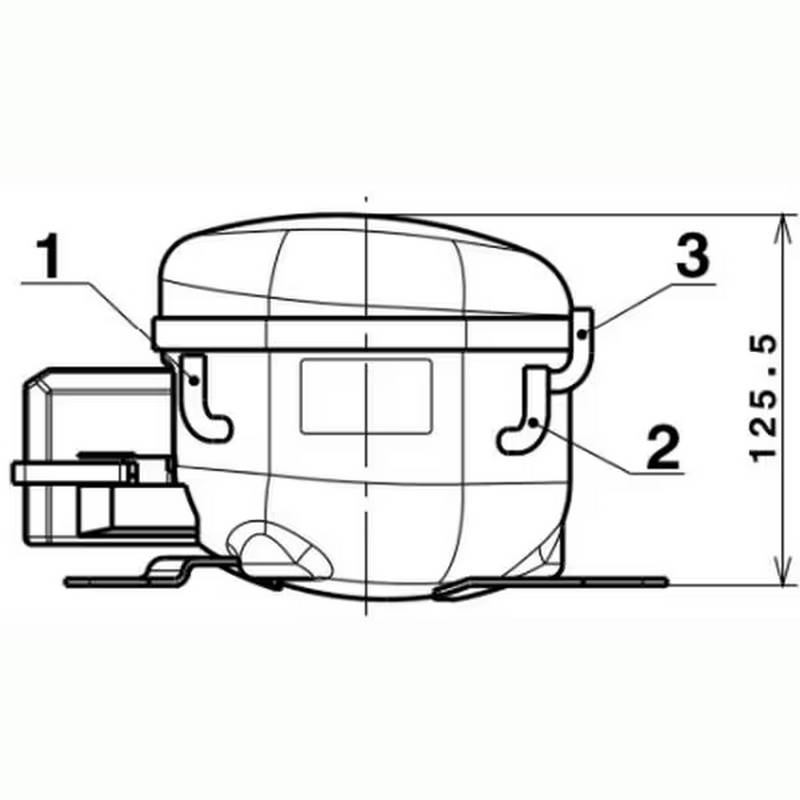 Compresseur CUBIGEL L22HL schema