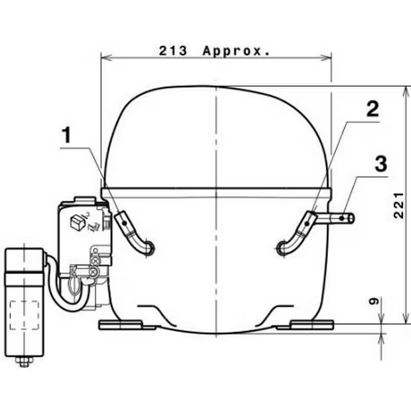 Compresseur CUBIGEL MS26FB schema