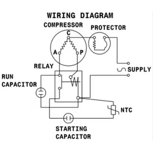 Compresseur CUBIGEL MX21Fba branchement