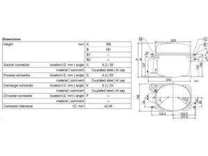 Compresseur SECOP FR11G