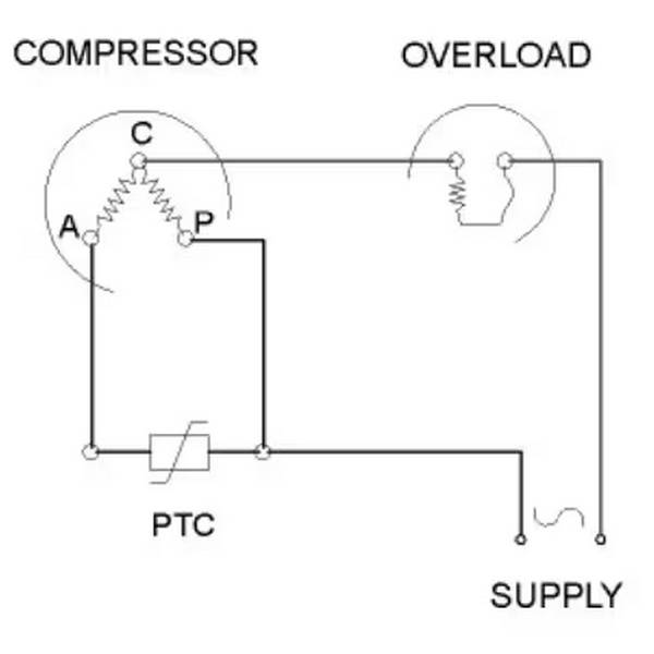 Compresseur frigorifique CUBIGEL GL60AA schema