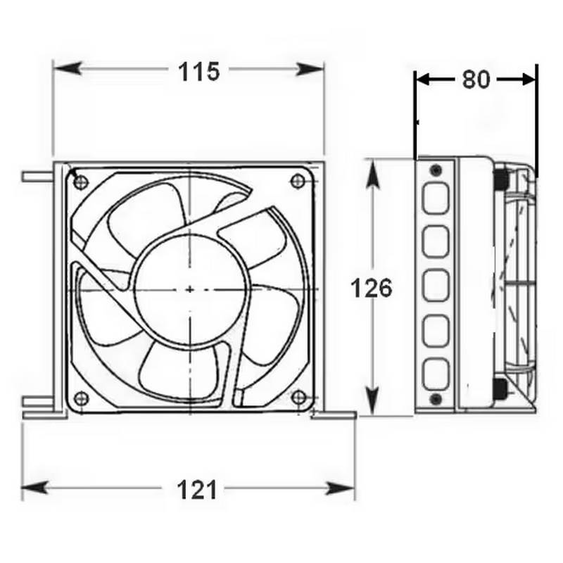 Groupe condenseur GLEMS TECHNIK FCEV 29 schema