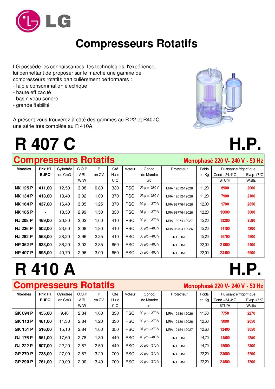 Compresseur LG NK164P – Image 3