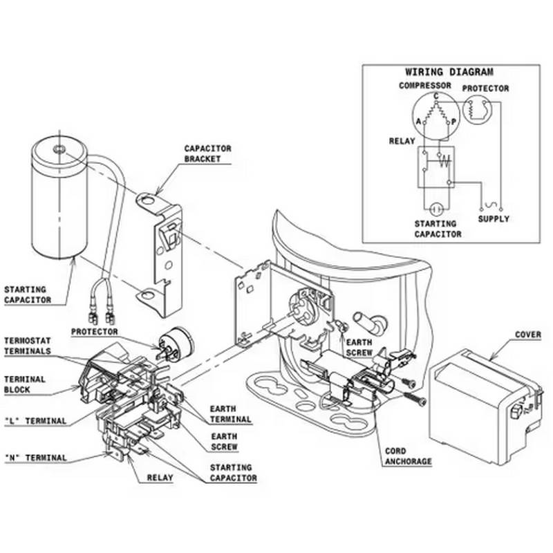 compresseur cubigel MP12FB branchement