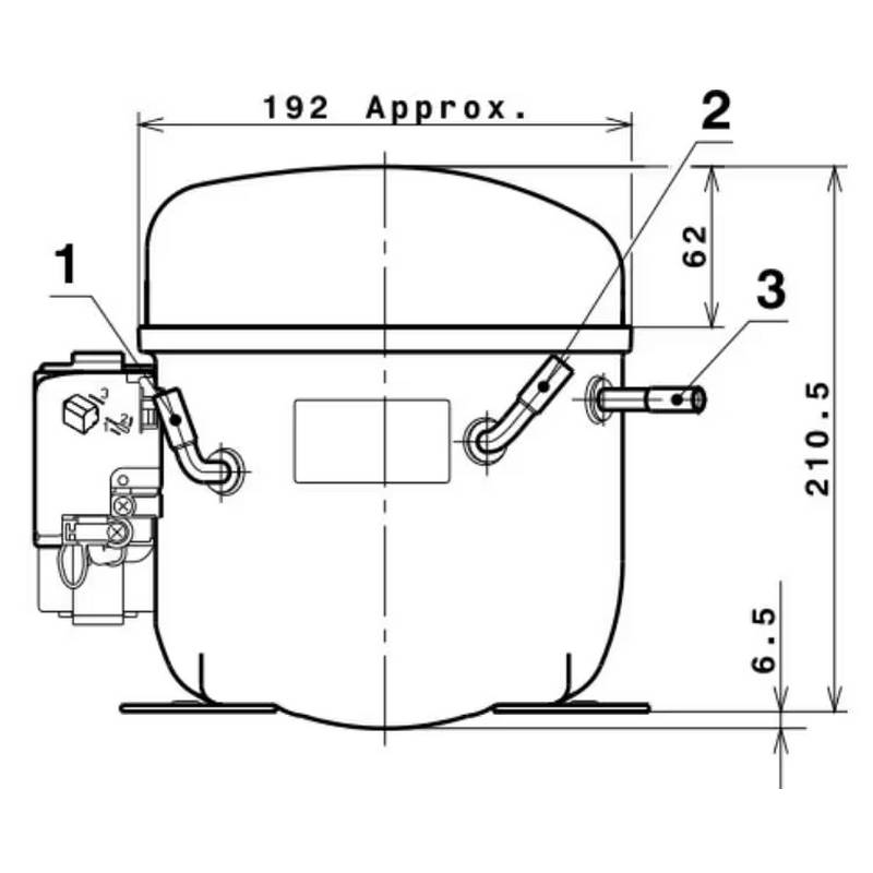 compresseur cubigel MP12FB schema