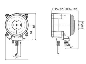 Moteur ELCO ECM 20-25