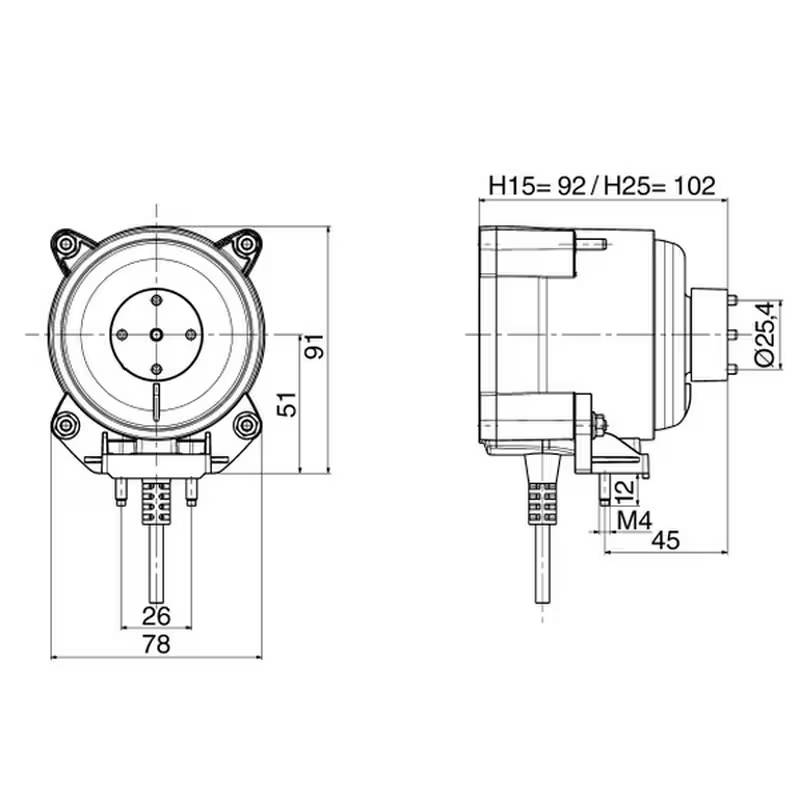 Moteur ELCO ECM 20 25 schema