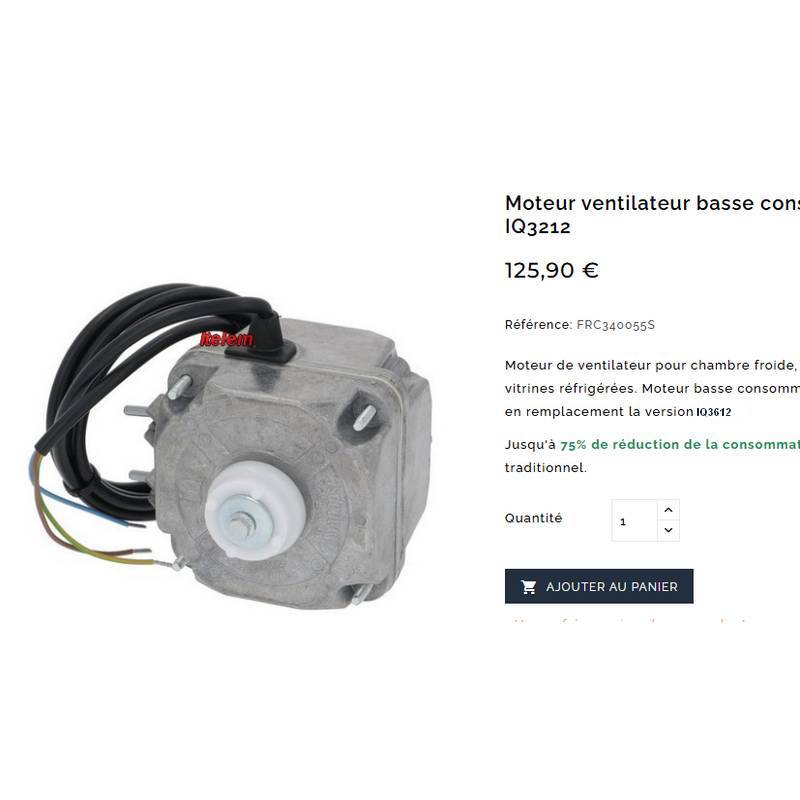 Moteur multifixations EBM-PAPST iQ3612 HP remplacé par IQ 3620 8 Moteur multifixations EBM PAPST iQ3612 prix