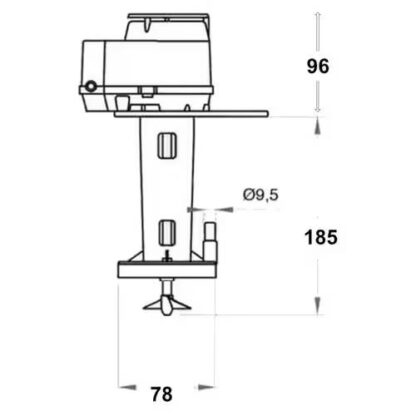 Agitateur avec pompe SABER Mid 7 schema