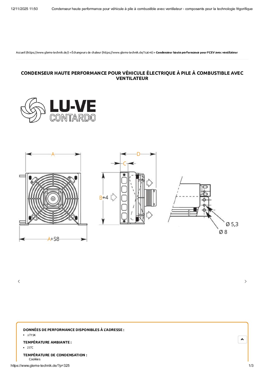 Groupe condenseur GLEMS-TECHNIK FCEV 67 – Image 2