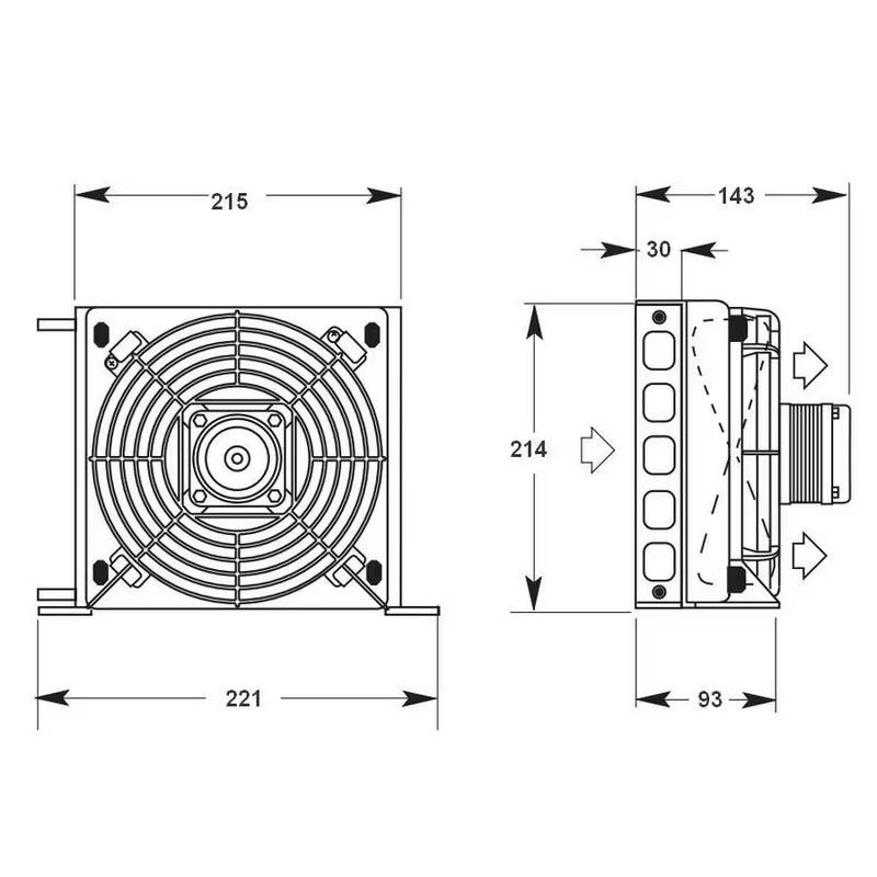 Groupe condenseur GLEMS TECHNIK FCEV 67 schema