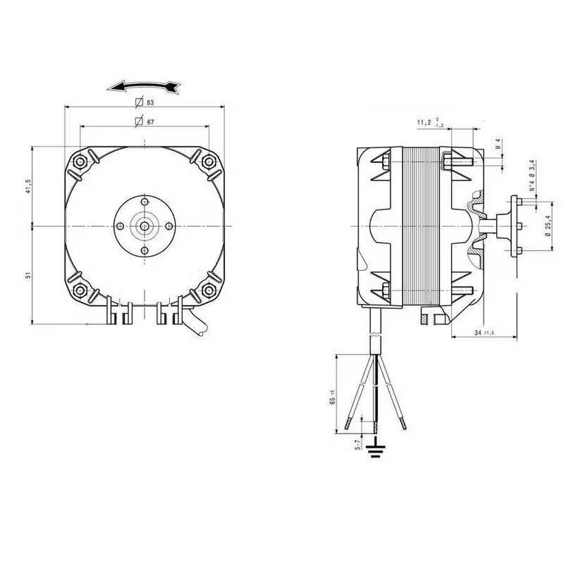 Moteur ELCO VN10 20 1832 schema