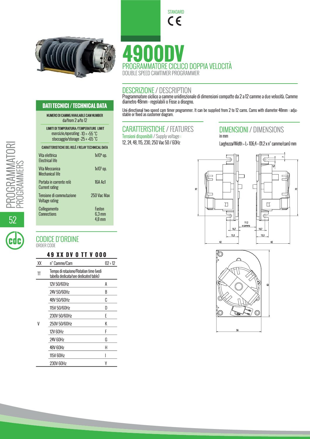 Programmateur ELETTROMECCANICA CDC 4904DV – Image 5