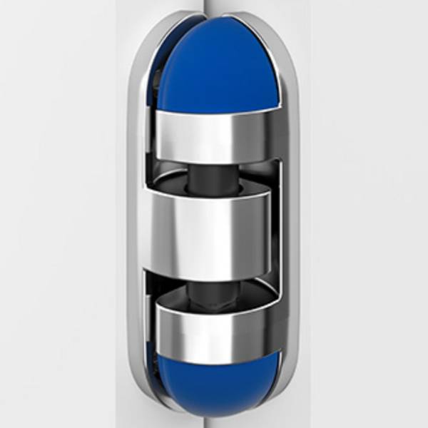 Charnière RAHRBACH 4514 FUTURO chrome cache bleu