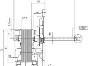 Moteur de four EBM-PAPST OC13