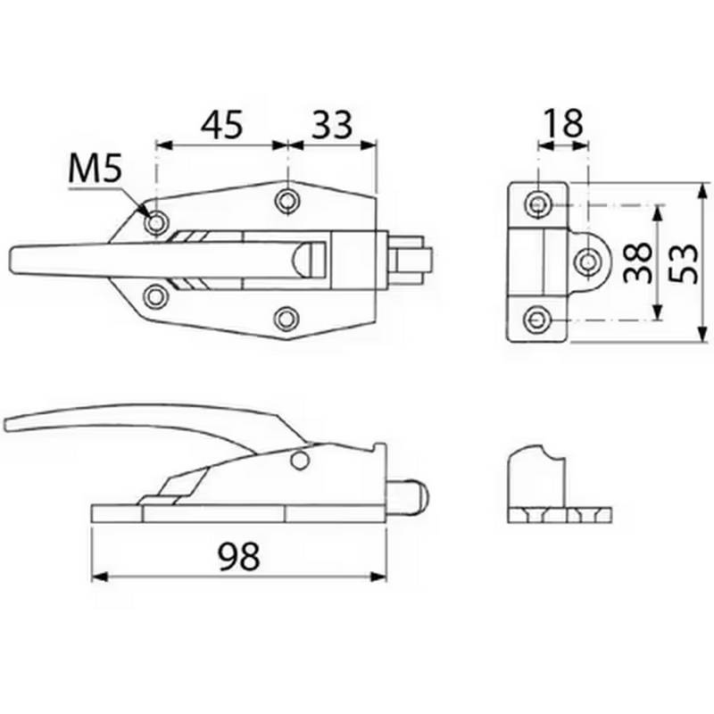 fermeture universelle A06 schema
