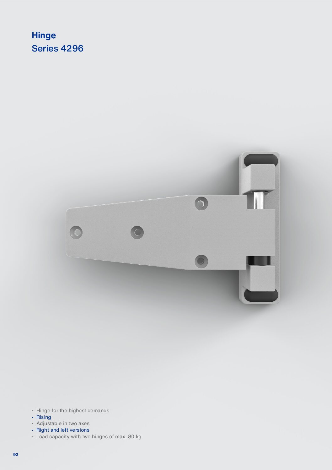 Charnière RAHRBACH 4296 butée à droite – Image 4