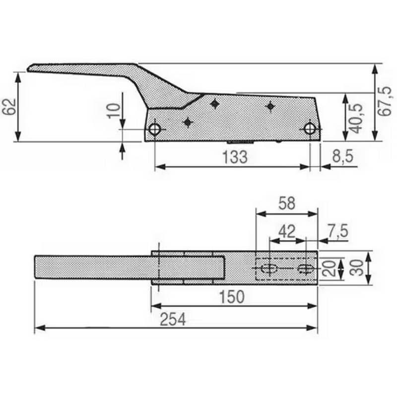 Fermeture FERMOD 796 schema