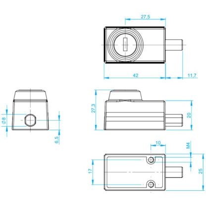 Fermeture meuble frigo RARHBACH 5811 schema