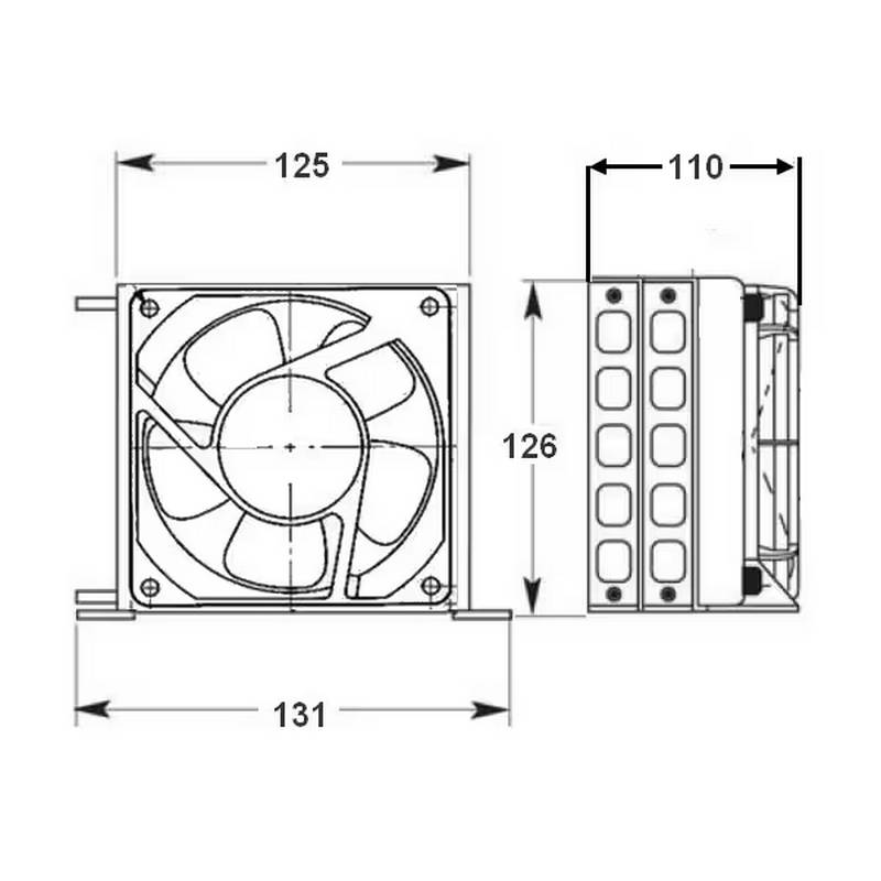 Groupe condenseur GLEMS TECHNIK FCEV 39 schema