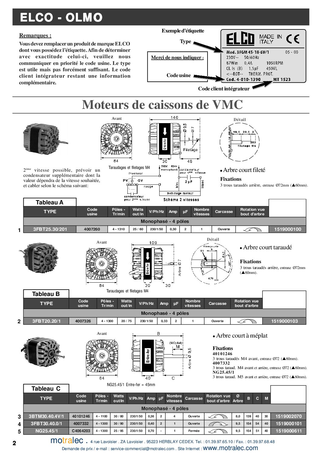 Moteur ELCO VN 1BT 35-25 – Image 2