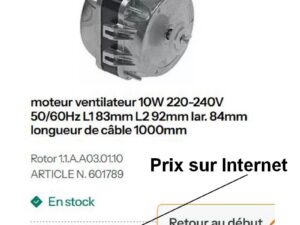 Moteur WEIGUANG YZF 10-20
