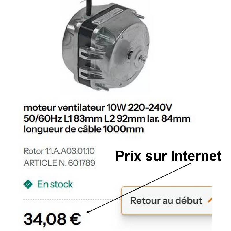Moteur WEIGUANG YZF 10 20 prix