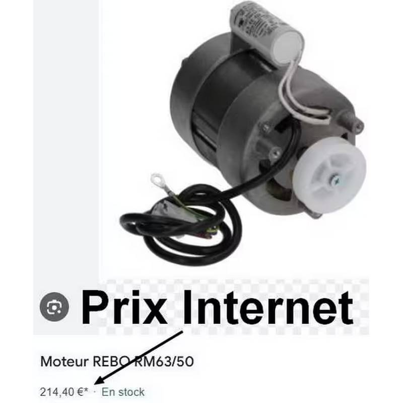 Moteur ventilateur REBO RM63 50 prix