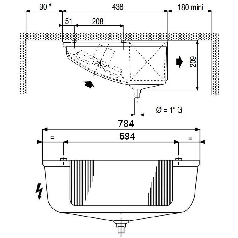condenseur FRIGA BOHN MR135 schema