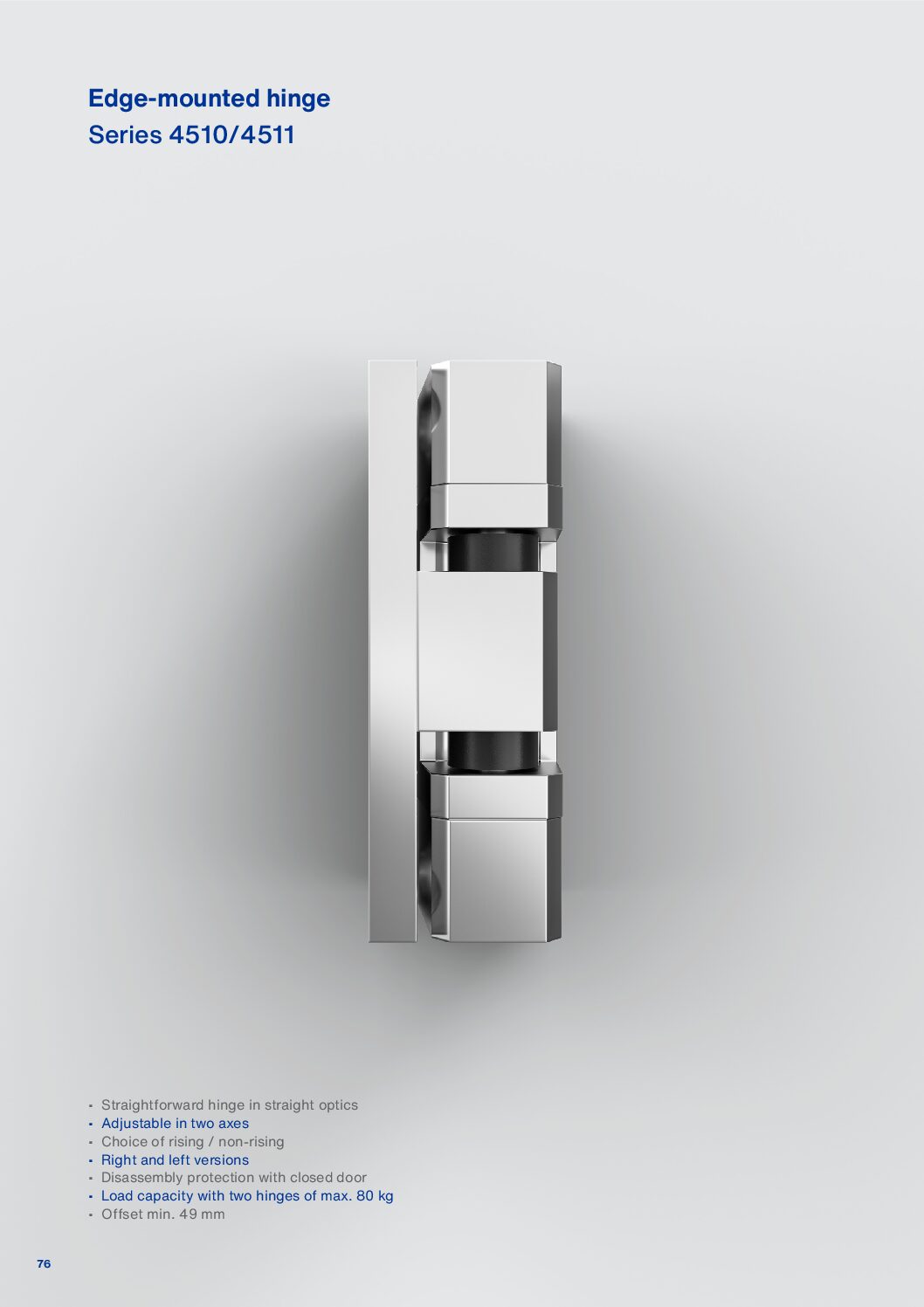 Charnière RAHRBACH 4511 butée à droite – Image 4