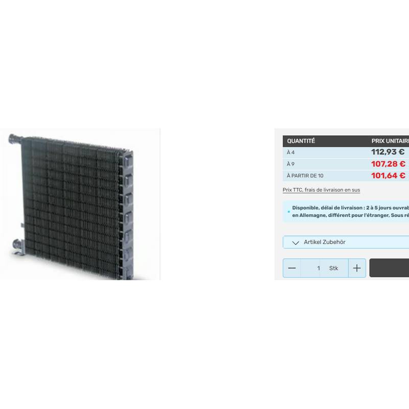 Condenseur LU VE STFT 16144 prix