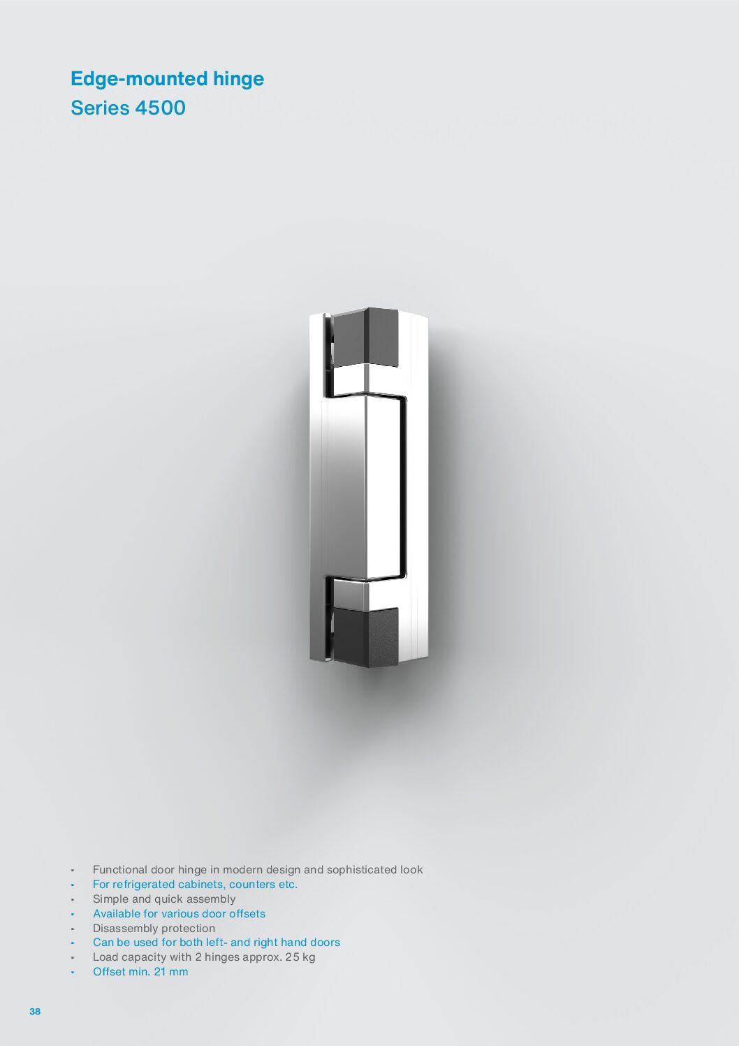 Charnière RAHRBACH 4500 noir – Image 2