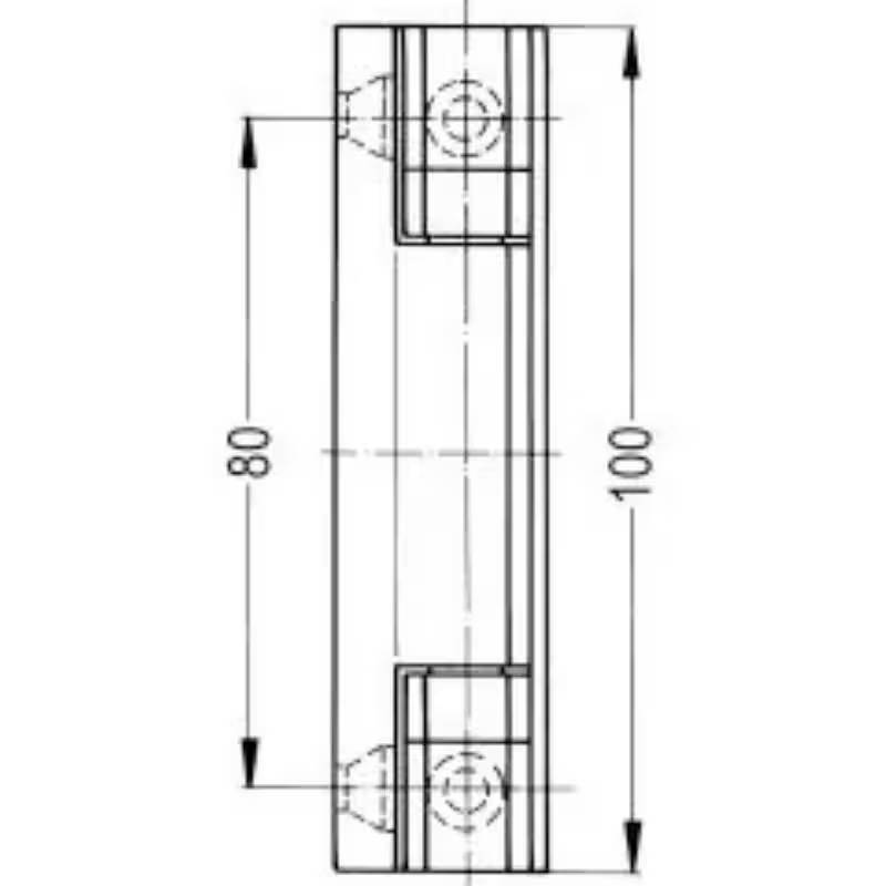 Charnière RAHRBACH 4500 noir schéma