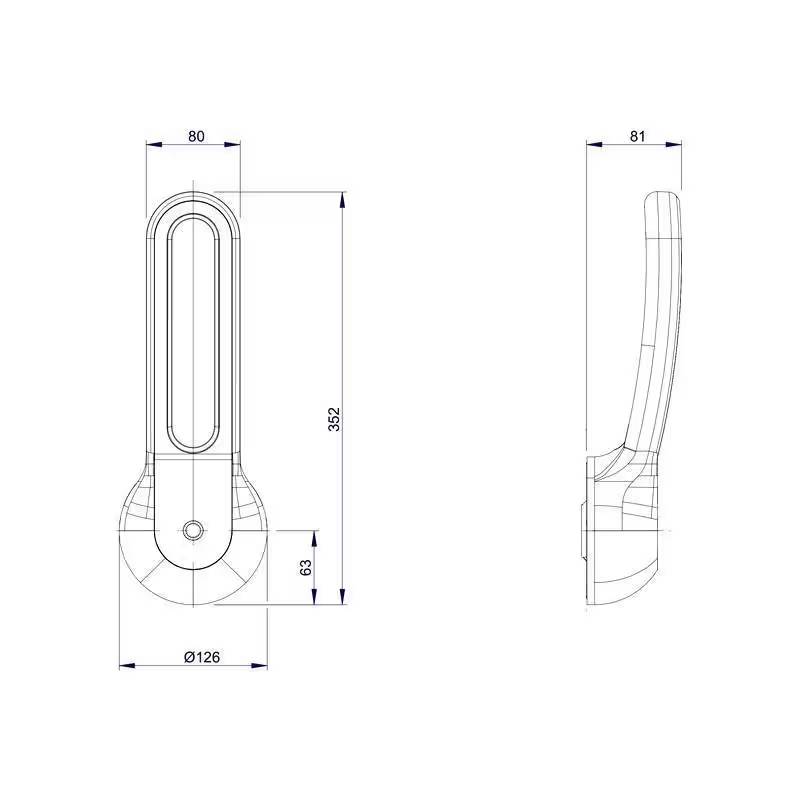 Fermeture RAHRBACH 7501 intérieur schema