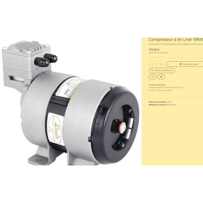 Compresseur LINDR 15RAS 6 Compresseur LINDR 15RAS prix